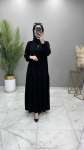 Alya Medine İpeği Elbise Siyah
