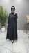 Alya Medine İpeği Elbise Füme